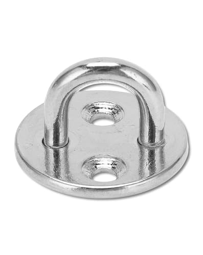 WIHFHGZ Pad Eye Platte Edelstahl Kleine Größe Hohe Tragfähigkeit Vielseitig Für Boote Schaukel Hängematte Befestigung Decken Wand (5mm) von WIHFHGZ
