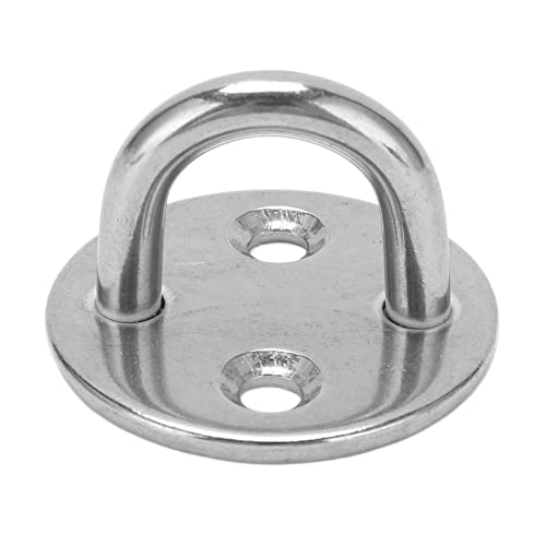 WIHFHGZ Pad Eye Platte Edelstahl Kleine Größe Hohe Tragfähigkeit Vielseitig Für Boote Schaukel Hängematte Befestigung Decken Wand (6 mm) von WIHFHGZ