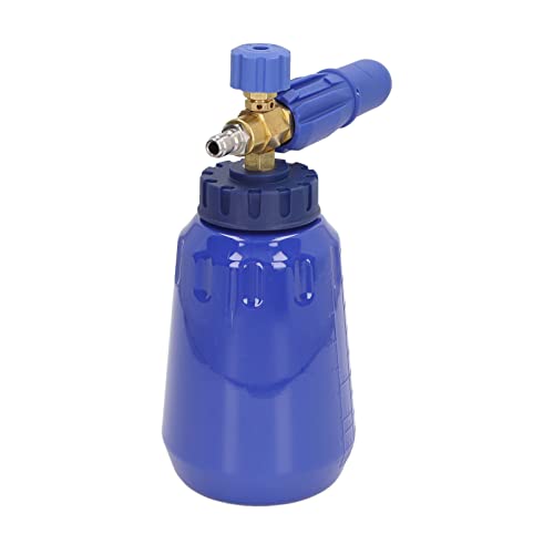 WIHFHGZ Schaumsprüher 1L mit 4000psi, Hochdruck Foam Generator, Verstellbarer Sprühkopf, Gelb - Effektive Autowäsche, Schnelle Schaumerzeugung, Passend für Gartenschlauch (Typ 3) von WIHFHGZ