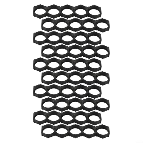 10 x Batteriehalterungen, wesentliche Kunststoffständer für 21700 Akkupacks (10 Stück 1 x 5) von WIIYENA