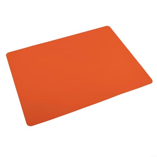 40 x 30 cm rutschfeste Silikonmatten für Tische, wasserdicht und faltbar für Küche und Outdoor-Aktivitäten (orange) von WIIYENA