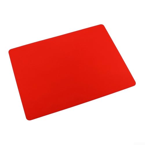 40 x 30 cm rutschfeste Silikonmatten für Tische, wasserdicht und faltbar für Küche und Outdoor-Aktivitäten (rot) von WIIYENA