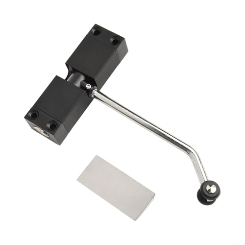 Automatischer Türschließer aus Edelstahl, verstellbar für optimale Spannungseinstellungen (schwarz) von WIIYENA