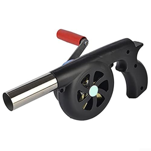 BBQ Blower for Effective Airflow Lightweight and Portable for Grill Lovers (Black (plastic gear)) von WIIYENA
