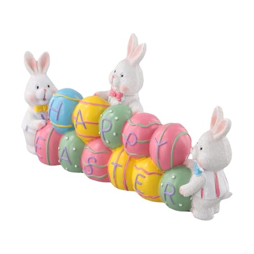 Bunte Hasen-Tischdekoration für Ostern, skurrile Dekoration für jeden Raum Bunte Hasen-Tischdekoration für Ostern, skurrile Dekoration für jeden Raum von WIIYENA