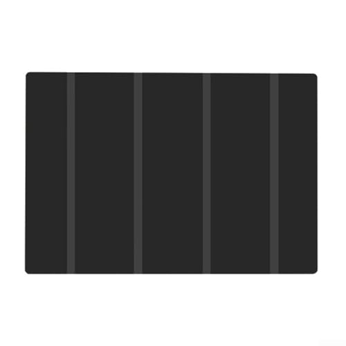 Campingtisch Silikon Pad rutschfeste BBQ Grillmatte platzsparendes Design ideal für den Außenbereich und einfache Reinigung (schwarz) von WIIYENA