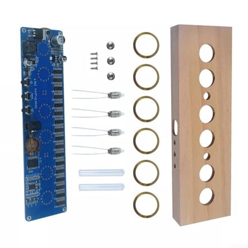 DIY Electronics Project Build an IN14 Retro Nixie Tube LED-Wecker mit farbiger Hintergrundbeleuchtung von WIIYENA