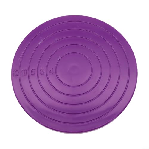 Drehbares Karussell aus ABS-Material, mit 360-Grad-Drehung für glatte Kuchenglasur und Gebäckbacken (lila) von WIIYENA