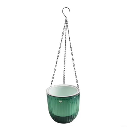 Einfach zu bedienender selbstwässernder Blumentopf mit innovativem Design für den Innen- und Außenbereich Gartenarbeit (klein) von WIIYENA