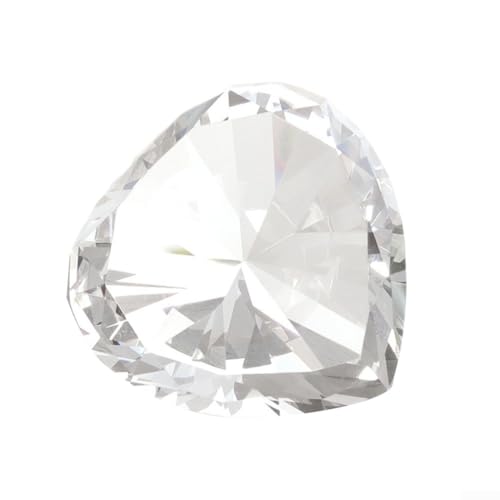 Elegant For Crystal Heart Shaped Decorative Pieces for Your Home Decor (White) von WIIYENA