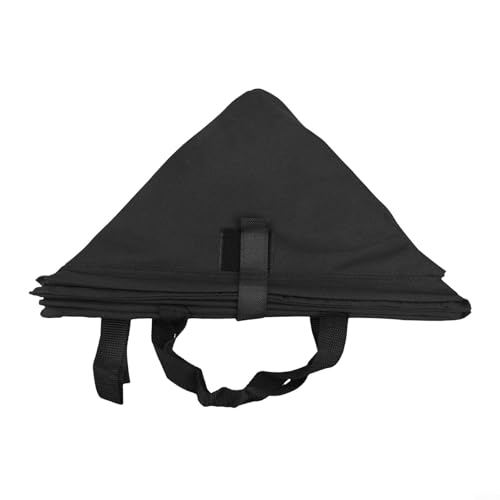 Faltbarer Mülleimer mit großer Kapazität für Outdoor-Aufbewahrung und Camping-Aktivitäten (schwarz, L) von WIIYENA