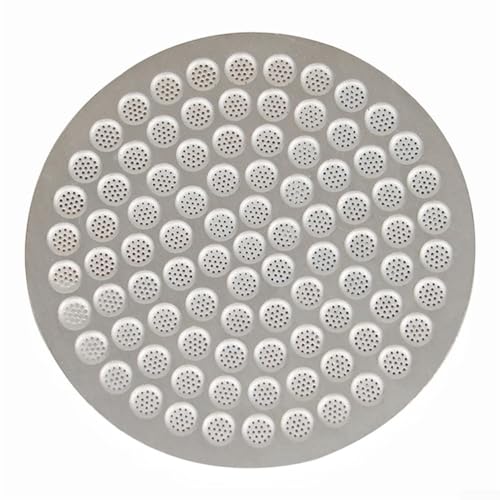 Für Espresso-Siebträger Puck Sieb, wiederverwendbare Edelstahlfilter für glattere Extraktion (58,5 mm) von WIIYENA