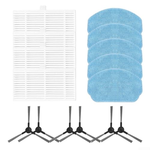 Für LCrock G20 Saugroboter Zubehör Seitenbürste Filter Wischtuch Ersatzteile B von WIIYENA