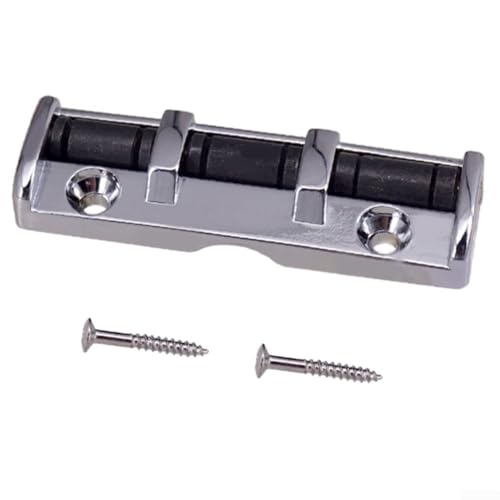 Hochleistungs-Rollmutter für ST- oder Style-E-Gitarren optimiert die Stimmstabilität (Silber) von WIIYENA