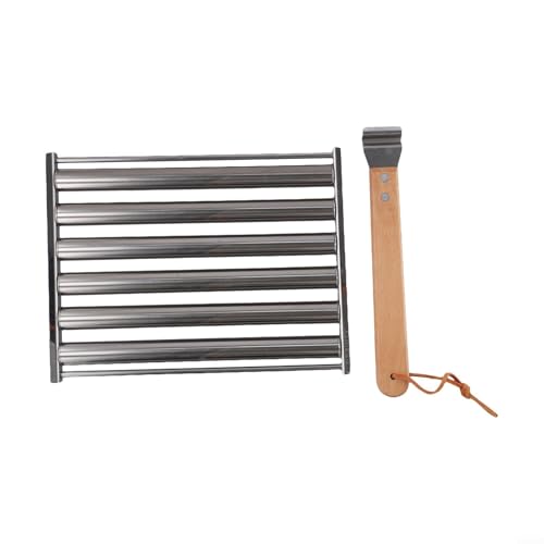 Hot Dog Rack Removable Stainless Steel Design for Effortless BBQ Cooking (C) von WIIYENA