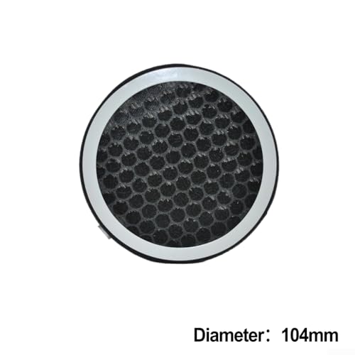 Luftauslass-Filtersieb mit PVC-Rohr, kompatibler Aktivkohle und HEPA-Element für effiziente Rauch-, Staub- und Rauchfiltration (104 mm) von WIIYENA