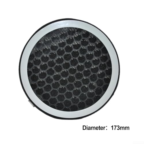 Luftauslass-Filtersieb mit PVC-Rohr, kompatibler Aktivkohle und HEPA-Element für effiziente Rauch-, Staub- und Rauchfiltration (173 mm) von WIIYENA