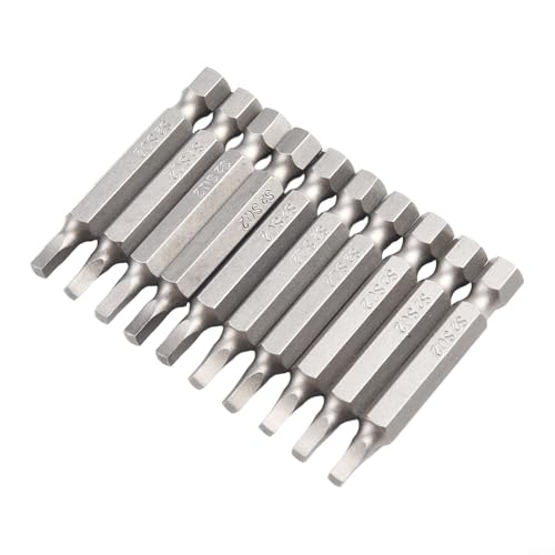 Mehrzweck-Schraubendreher-Bit-Set, quadratisch, mit starker Magnetkraft, 50 mm SQ2, 10 Stück Mehrzweck-Schraubendreher-Bit-Set, quadratisch, mit starker Magnetkraft, 50 mm SQ2, 10 Stück von WIIYENA