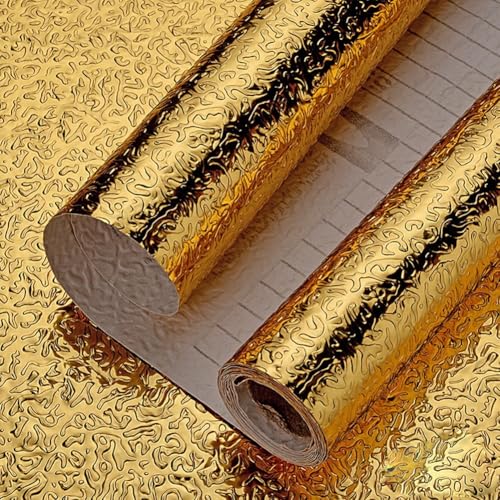 Öldichter Küchenwandaufkleber aus Aluminiumfolie, Maße 60 cm x 300 cm für effektiven Schutz (B) von WIIYENA