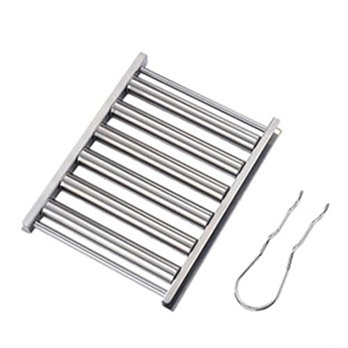 Outdoor BBQ Hot Dog Griller mit langem Griff, kocht 5 Würste gleichmäßig und minimiert Verbrennungsrisiken (18 x 14) von WIIYENA