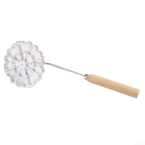 Professionelle Waffelmaschine, schwedische Rosetten, Timbale, verlängerter Holzgriff, nicht klebrige Beschichtung von WIIYENA