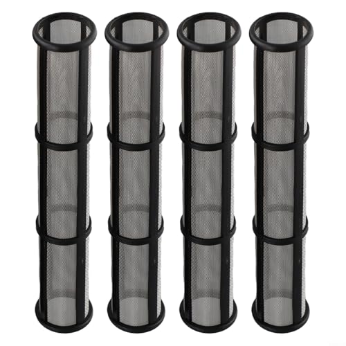 Pumpenkrümmer Filter 4er Set für Airless-Farbspritzgeräte sorgt für eine reibungslose Beschichtung und reduziert Verstopfung, kompatibel mit G Contractor Modellen (60 Mesh) von WIIYENA