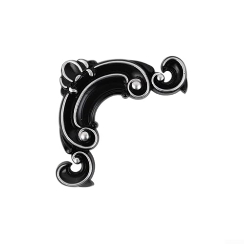 Retro PVC Floral Corner Stickers for Home Furniture, 4 Pack for Cabinet and Bed Decoration (2) von WIIYENA