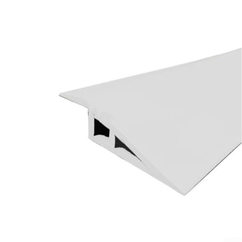 Robuste PVC-Bodenkantenverkleidung (1 m), langlebig und bietet gleichzeitig wichtige Sicherheitsmerkmale in Ihrem Wohnraum (5 cm) von WIIYENA