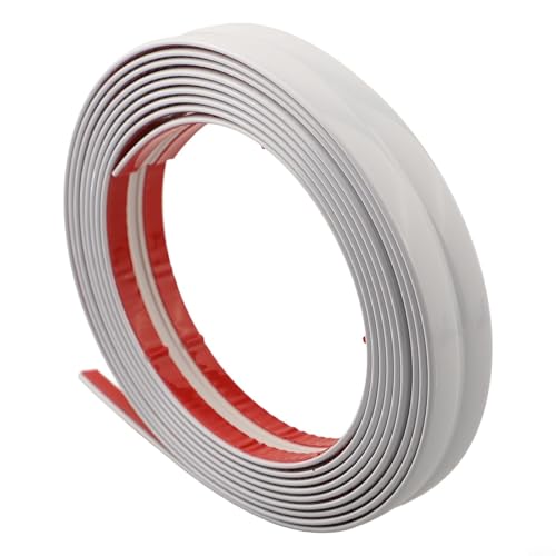 Robuster PVC-Kantenschutz, 3 m, Wand-Ecken-Dekorstreifen für dauerhaften Gebrauch (3 m x 2 cm, weiß) von WIIYENA