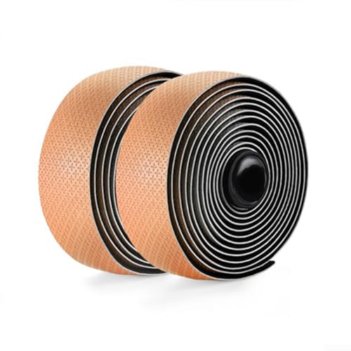 Rutschfestes Rennrad-Lenkerband aus ultraleichtem Silikon mit guter Haptik (orange) von WIIYENA