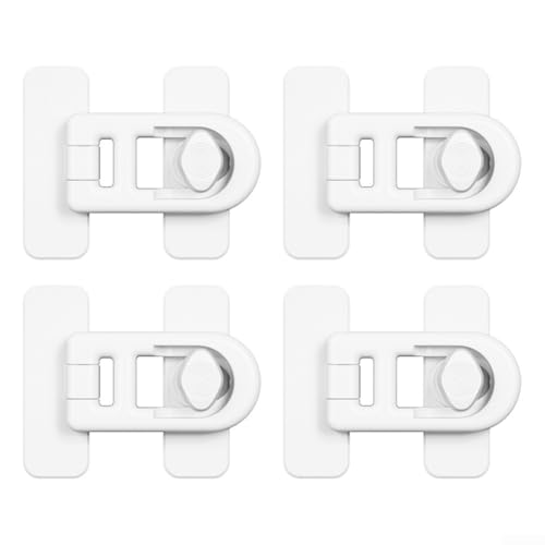 Safety Solutions Schlösser für Kühlschränke und Schränke, schnelle und einfache Installation, Weiß Safety Solutions Schlösser für Kühlschränke und Schränke, schnelle und einfache Installation, Weiß von WIIYENA