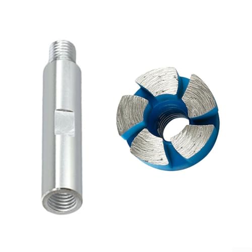 Schleifscheibe für Winkelschleifer für Beton- und Steinschleifen mit verbesserter Vibrationskontrolle (mit 40 mm Stab) von WIIYENA