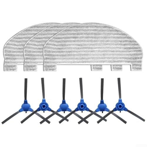 Seitenbürste und Wischtuch Set für Eufy Clean für G40 und Hybrid+ Staubsauger 6 Bürsten und 3 Tücher für verbesserte Reinigungsleistung Seitenbürste und Wischtuch Set für Eufy Clean für G40 und Hybrid+ Staubsauger 6 Bürsten und 3 Tücher für verbesserte Reinigungsleistung von WIIYENA