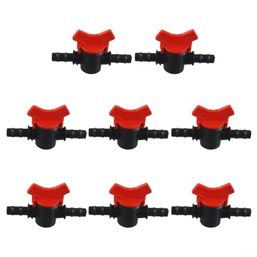 Set mit 8 sicheren Anschlussventilen für 8 mm und 11 mm Gartenschlauchsysteme von WIIYENA