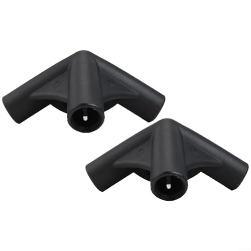 Set von 2 Outdoor-Badzelt-Verbindungsstücken, Kunststoff, Vier-Wege-Gelenk für 16 mm Stangen, schnelle Werkzeuginstallation von WIIYENA
