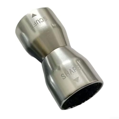Snooker Pool Billard Queue Tip Pflege Werkzeug Edelstahl Multifunktionaler Scuffer und Shaper (Silber) von WIIYENA