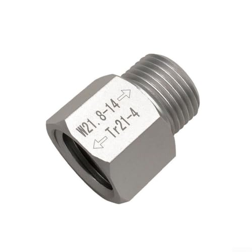 Stream Zylinder Adapter, T214 auf W21 814 Umwandlung, Gewindegrößen Einlass TR 21x4, Auslass W21 8x1/14 von WIIYENA