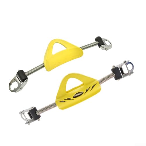 Tauchflossengurt 2 Stück weiche Federriemen für Wasserabenteuer (gelb M) von WIIYENA