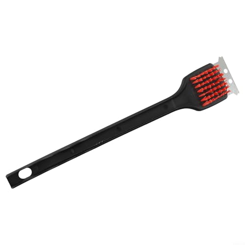 Verbessertes Design BBQ Grill Reinigungsbürste mit Nylonborsten und Stahlschaber Verbessertes Design BBQ Grill Reinigungsbürste mit Nylonborsten und Stahlschaber von WIIYENA