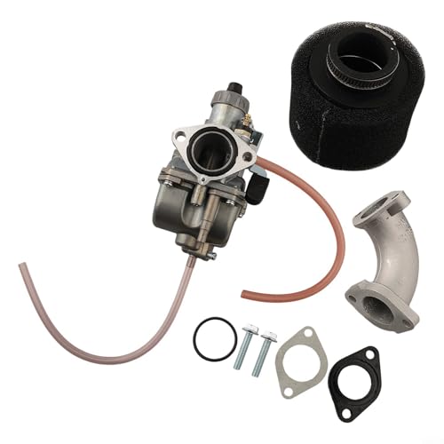 Vergaser-Kit für VM22, 26 mm, kompatibel mit YX-Motoren, Komplett-Set mit Luftfilter, Krümmer und Dichtungen Vergaser-Kit für VM22, 26 mm, kompatibel mit YX-Motoren, Komplett-Set mit Luftfilter, Krümmer und Dichtungen von WIIYENA