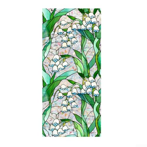 Vibrant Window Privacy Film Removable Glass Decor with UV Protection for Indoor Comfort (D) von WIIYENA