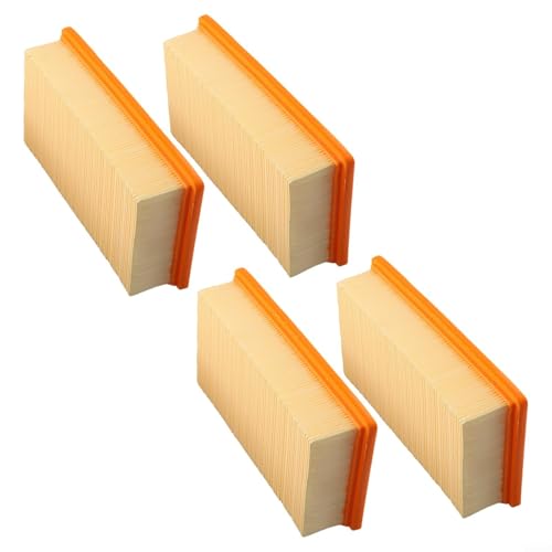 WIIYENA 1 x Filter-Staubisolierung, Ersatz für Kärcher NT25/1 NT361 NE611 ECO, Ersatzteilnummern 6.904-206 6.904.367.0 Staubsauger-Zubehör-Set, 4 Stück von WIIYENA