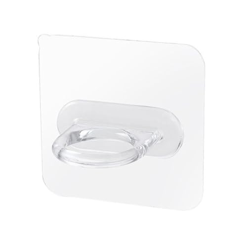 WIIYENA 1 x transparenter PVC-runder Haken, Ring-Typ, selbstklebender Wandhaken, multifunktionale Vorhanghalterung, Badezimmer-Wandhaken, waschbare Mikrofaser-Pads, Vormotorfilter für Büsche WIIYENA 1 x transparenter PVC-runder Haken, Ring-Typ, selbstklebender Wandhaken, multifunktionale Vorhanghalterung, Badezimmer-Wandhaken, waschbare Mikrofaser-Pads, Vormotorfilter für Büsche von WIIYENA