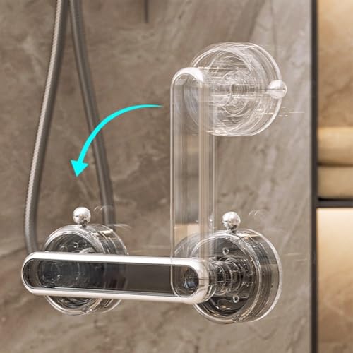 WIIYENA 2 x Badezimmer-Saugnapf-Handläufe, Glastürgriff, Vakuum-Saugnapf, Handlauf, Kunststoff, Bad-Sicherheitsgriff, Hardware von WIIYENA