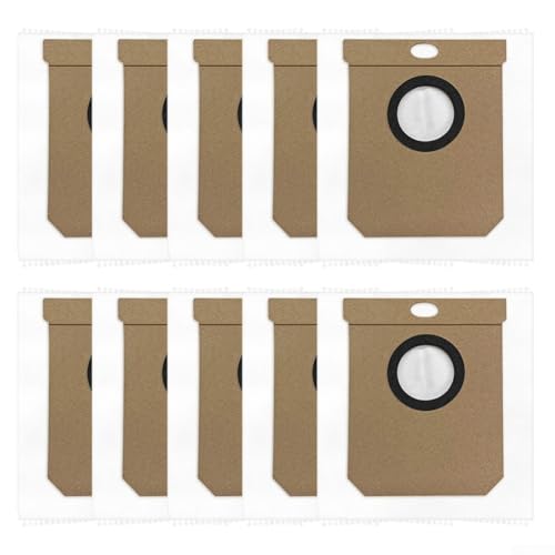 WIIYENA 4/10 Stück Staubsaugerbeutel für Polaris PVCR 4250/4260 Roboter-Staubsauger, selbstentleerende Beutel, Reinigung, Haushaltsgeräte, Zubehör, Staubbeutel, 10 Stück von WIIYENA