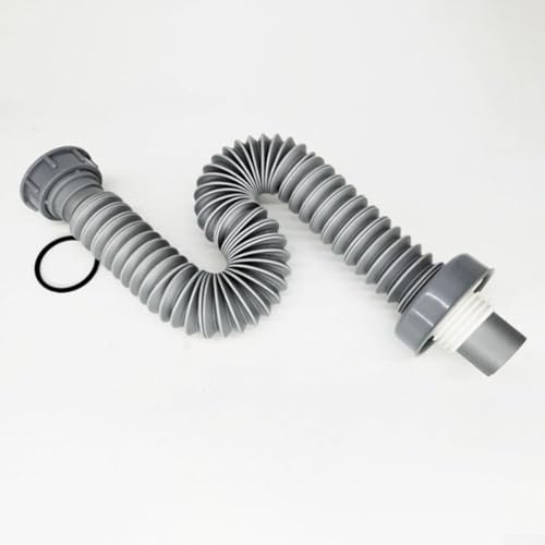 WIIYENA Abfluss-Set für Küchenspüle mit Sieb, Abfallfilter, verstellbares 88 cm PP-Rohr, Anschluss für schnelle Durchflussanlagen, verhindert Verstopfungen, Schmutzansammlungen in Küche oder WIIYENA Abfluss-Set für Küchenspüle mit Sieb, Abfallfilter, verstellbares 88 cm PP-Rohr, Anschluss für schnelle Durchflussanlagen, verhindert Verstopfungen, Schmutzansammlungen in Küche oder von WIIYENA