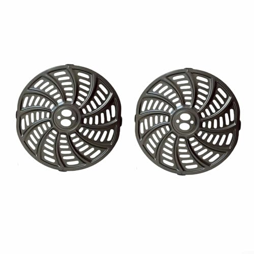 WIIYENA Air Fryer Grill Pan for Gourmia 6QT GAF698 GAF686 Air Fryer Crisper Plate Replacement Pan Dishwasher Safe Non-Stick Grill Tray for Cooking(2 Pack) von WIIYENA