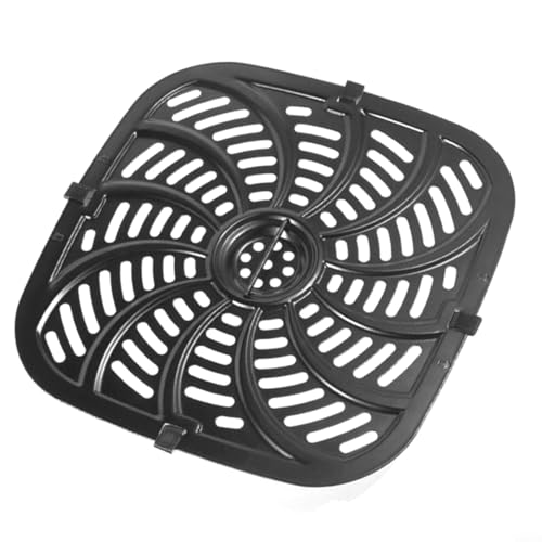 WIIYENA Air Fryer Plate Tray, 24x25cm Air Fryer Cooking Plate with Corner Guards Heat Resistant Kitchen Replacement Tray Square Baking Pan WIIYENA Air Fryer Plate Tray, 24x25cm Air Fryer Cooking Plate with Corner Guards Heat Resistant Kitchen Replacement Tray Square Baking Pan von WIIYENA