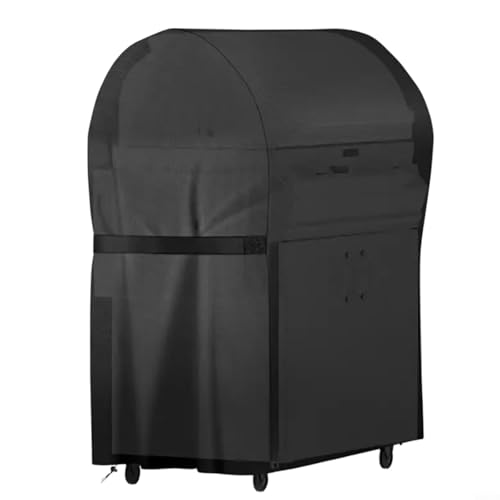 WIIYENA BBQ Cover Barbecue Protective Cover Waterproof Outdoor Weather Protection Oxford Cloth BBQ Grill Shield Heavy Duty Half Round Grill Hood von WIIYENA