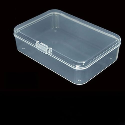 WIIYENA Beschläge Kunststoff-Box, Behälter, Basteln, Ausweis, Kartenhalter, Organizer, Verpackungsteile, rechteckig, 5 Stück, Aufbewahrungskoffer, waschbare Mikrofaser-Pads für Wischmopp-Staubsauger von WIIYENA